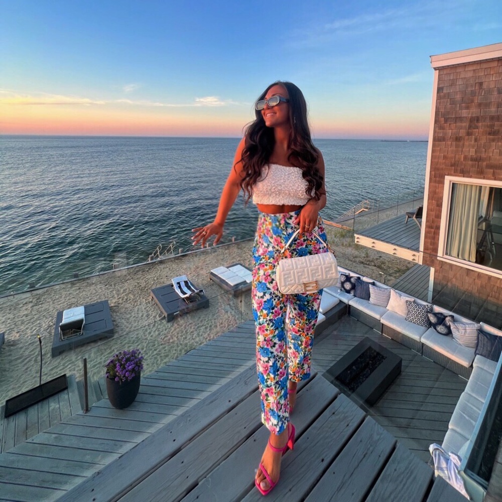 Zara flower pants